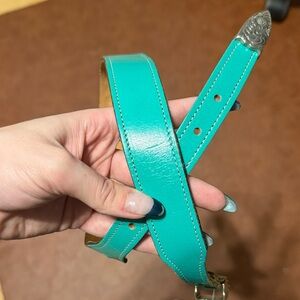 Teal youth belt